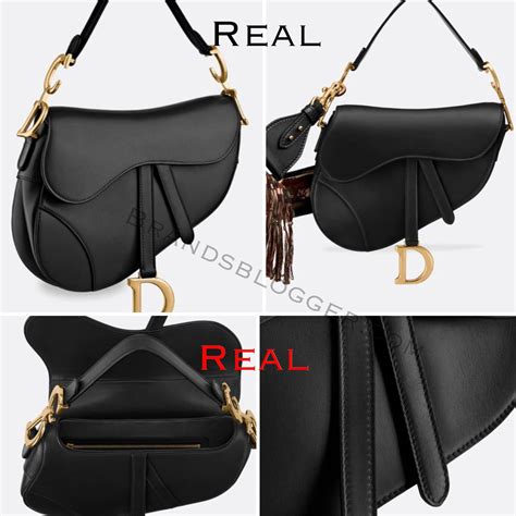 black dior saddle bag real vs fake|genuine dior saddle bag.